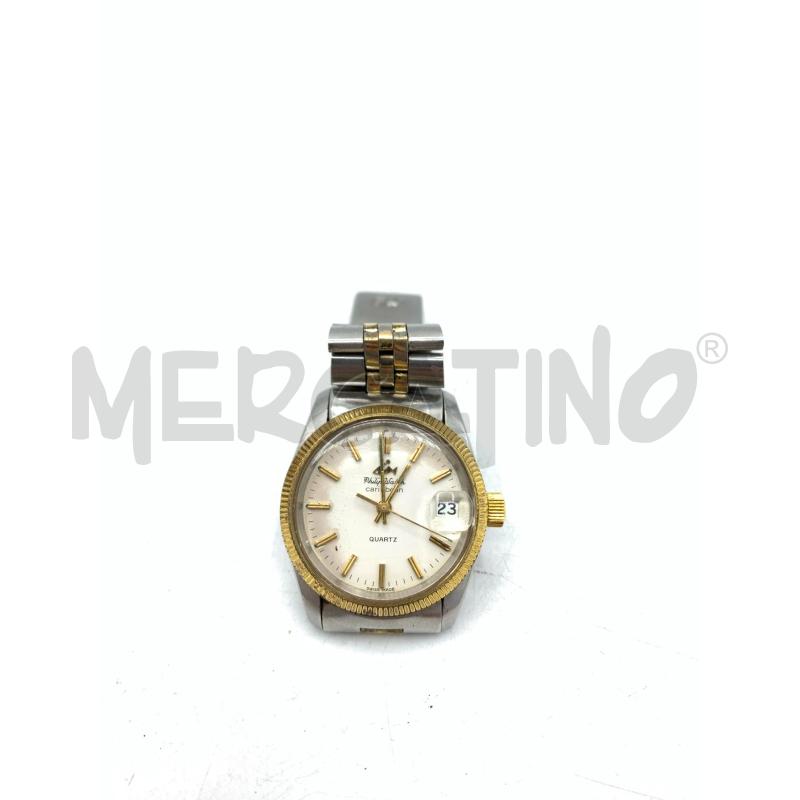 OROLOGIO DA POLSO PHILIPP WATCH DORATO QUARTZ | Mercatino dell'Usato Roma re di roma 1