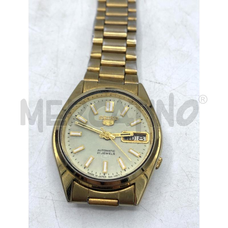 OROLOGIO DA POLSO SEIKO 5 GOLD  | Mercatino dell'Usato Roma re di roma 5