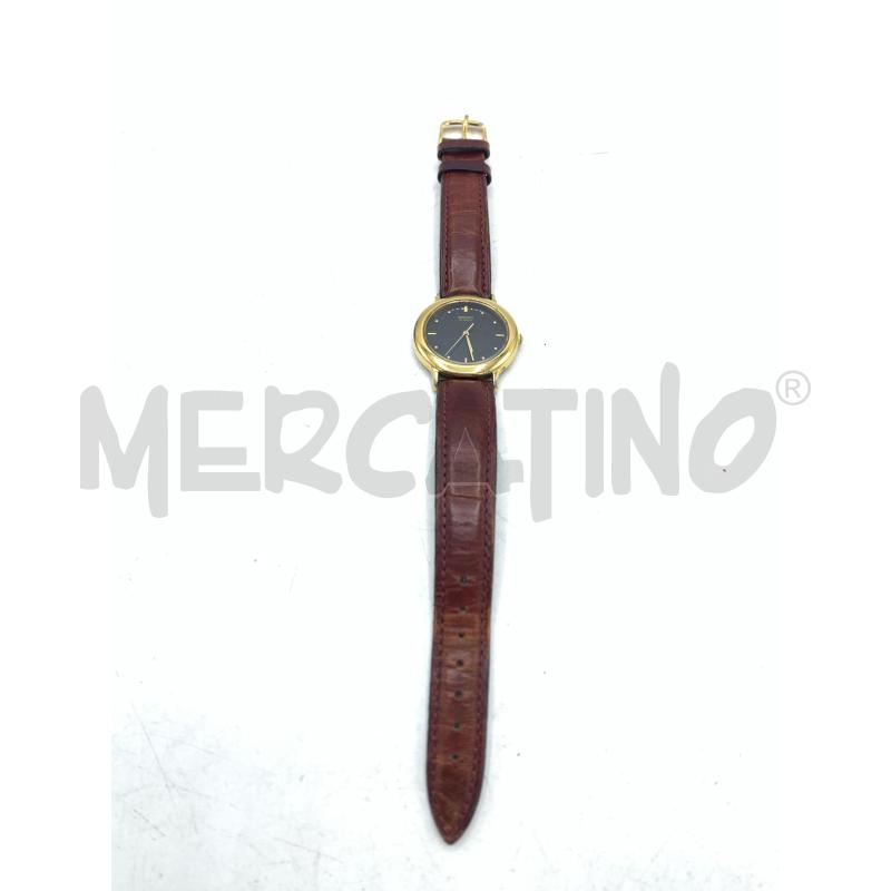 OROLOGIO DA POLSO SEIKO QUADRANTE NERO  | Mercatino dell'Usato Roma re di roma 1