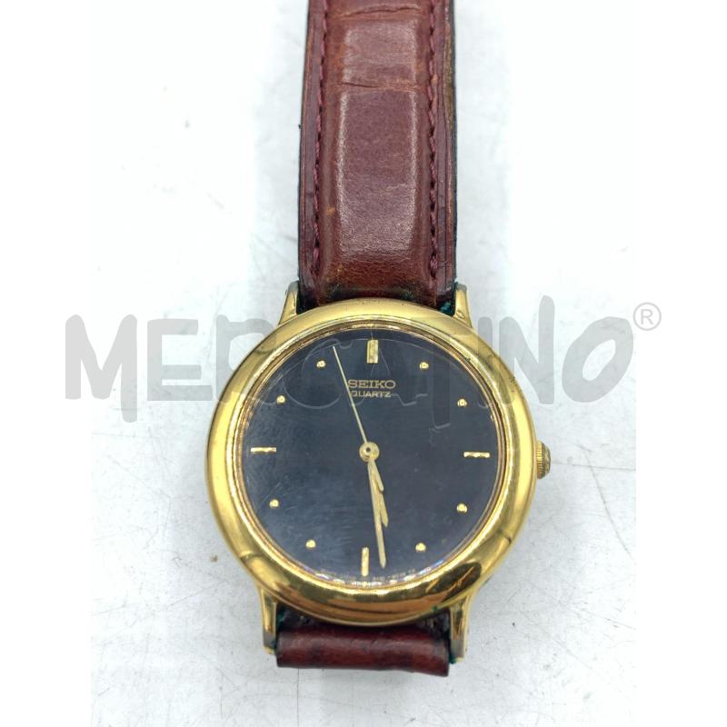 OROLOGIO DA POLSO SEIKO QUADRANTE NERO  | Mercatino dell'Usato Roma re di roma 3