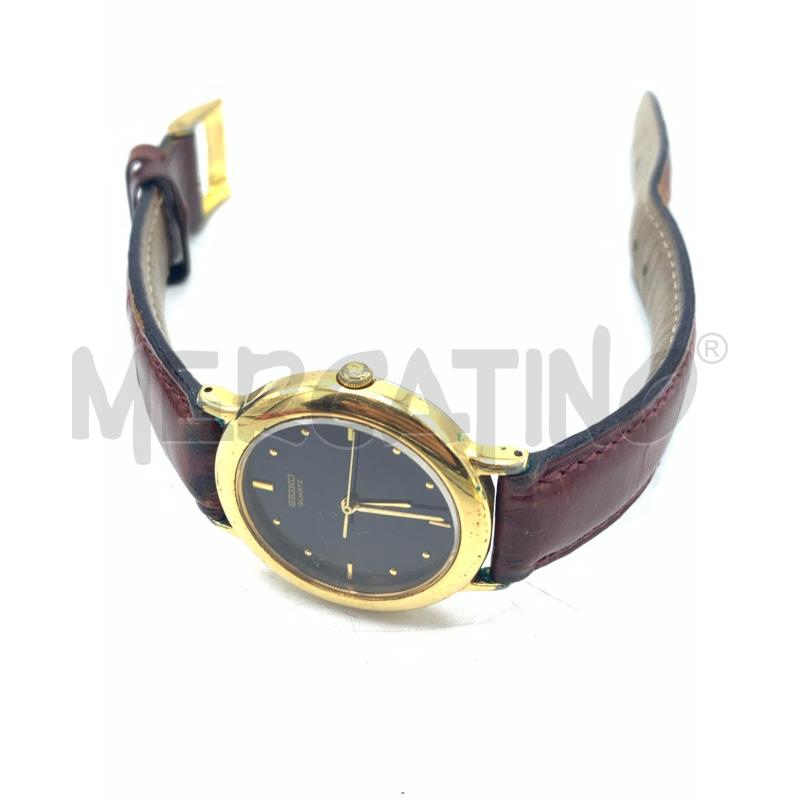 OROLOGIO DA POLSO SEIKO QUADRANTE NERO  | Mercatino dell'Usato Roma re di roma 4