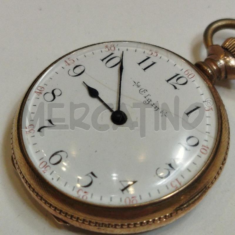 OROLOGIO DA TASCHINO D'EPOCA ELGIN NAT.WATCH USA 15 JEWELS CASSA IN ORO ROSA KEYSTONE 10K | Mercatino dell'Usato Roma re di roma 3