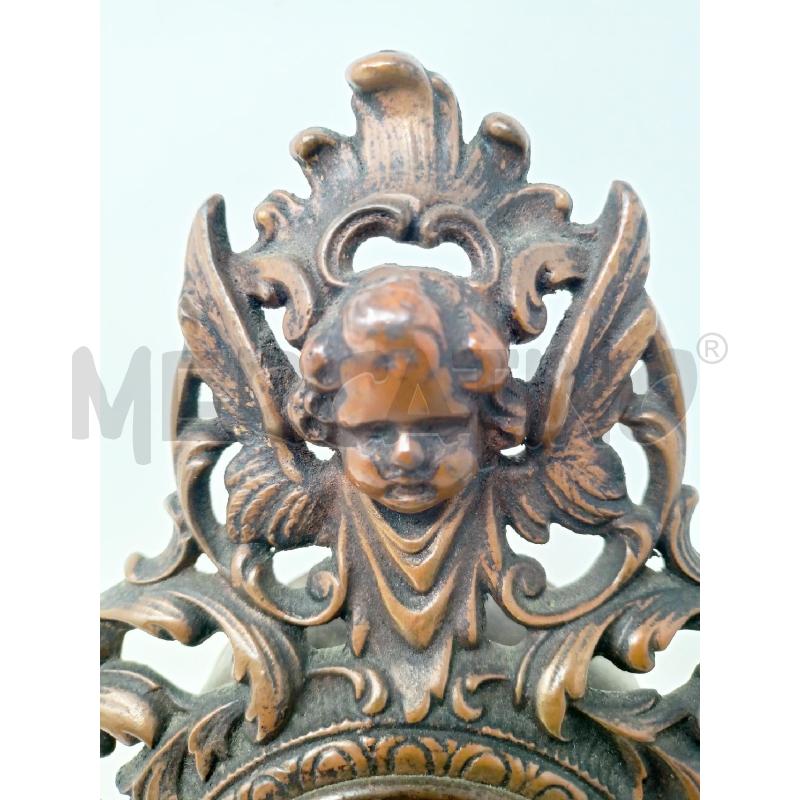 OROLOGIO DA TAVOLO BRONZO DEC PUTTO ANSA DA RIVEDERE  | Mercatino dell'Usato Roma re di roma 2