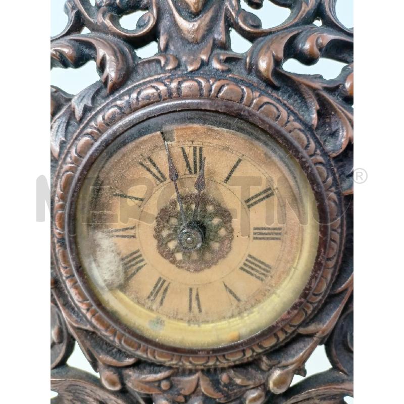 OROLOGIO DA TAVOLO BRONZO DEC PUTTO ANSA DA RIVEDERE  | Mercatino dell'Usato Roma re di roma 3