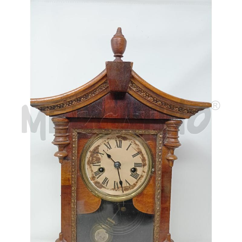 OROLOGIO DA TAVOLO PENDOLA LEGNO 2 SPIOVENTI  | Mercatino dell'Usato Roma re di roma 2