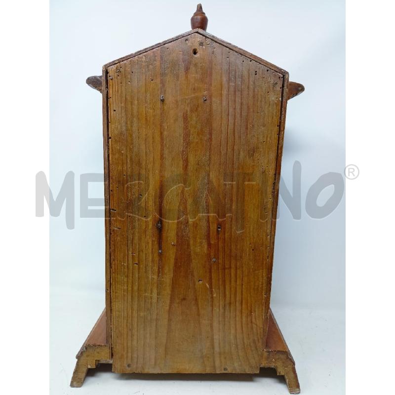 OROLOGIO DA TAVOLO PENDOLA LEGNO 2 SPIOVENTI  | Mercatino dell'Usato Roma re di roma 4