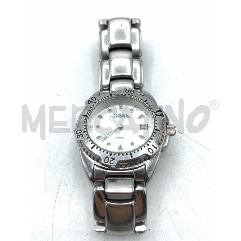 OROLOGIO FOSSIL 100 METERS SILVER | Mercatino dell'Usato Roma re di roma 4