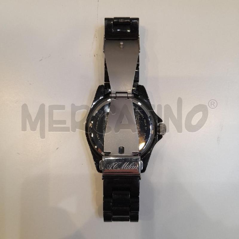OROLOGIO HAUREX AC MILAN ACCIAIO NERO  | Mercatino dell'Usato Roma re di roma 2