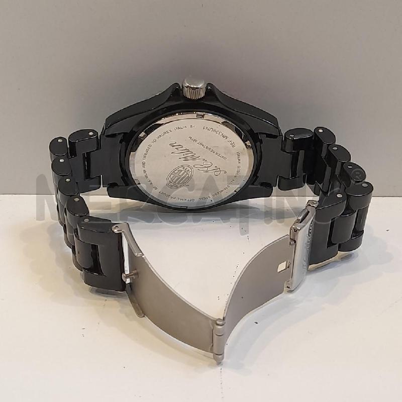 OROLOGIO HAUREX AC MILAN ACCIAIO NERO  | Mercatino dell'Usato Roma re di roma 3