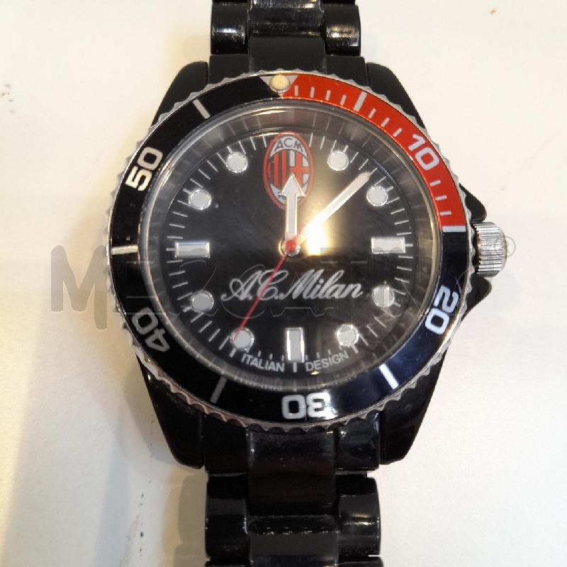 OROLOGIO HAUREX AC MILAN ACCIAIO NERO  | Mercatino dell'Usato Roma re di roma 4