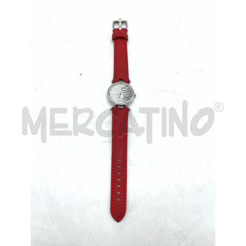 OROLOGIO JUST CAVALLI ROSSO ZEBRATO STRASS  | Mercatino dell'Usato Roma re di roma 1