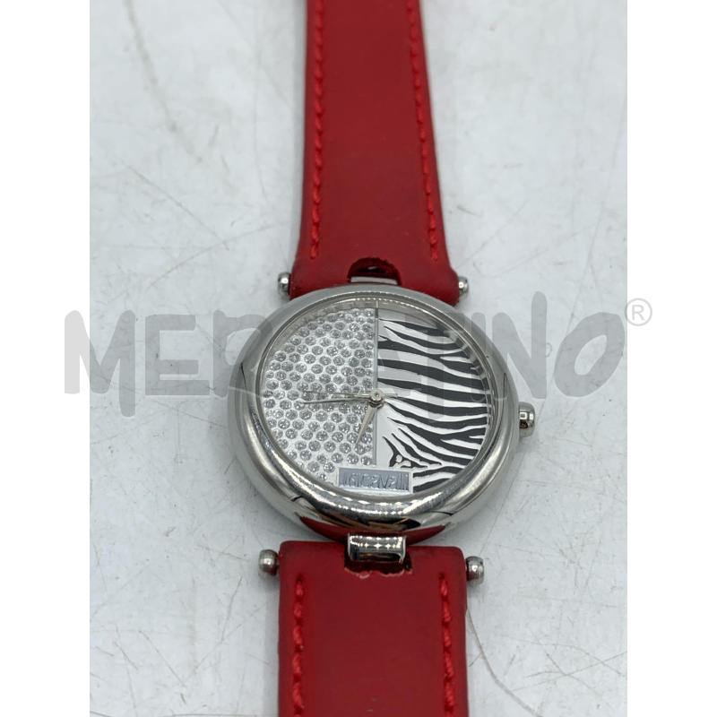 OROLOGIO JUST CAVALLI ROSSO ZEBRATO STRASS  | Mercatino dell'Usato Roma re di roma 2