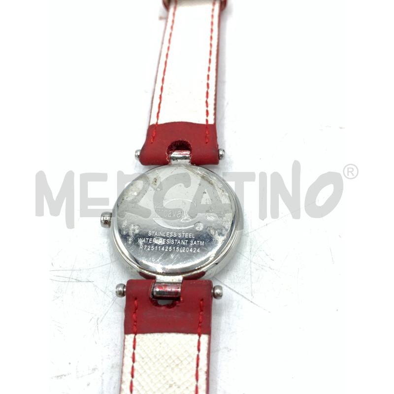 OROLOGIO JUST CAVALLI ROSSO ZEBRATO STRASS  | Mercatino dell'Usato Roma re di roma 3