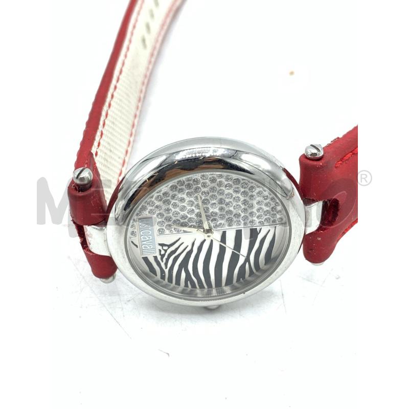 OROLOGIO JUST CAVALLI ROSSO ZEBRATO STRASS  | Mercatino dell'Usato Roma re di roma 4
