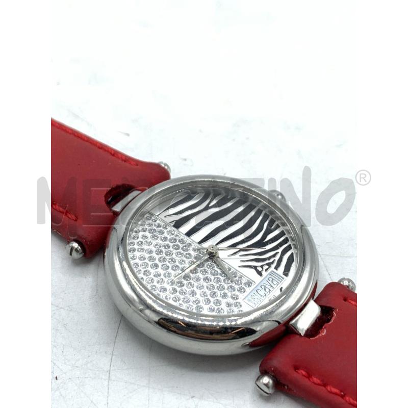 OROLOGIO JUST CAVALLI ROSSO ZEBRATO STRASS  | Mercatino dell'Usato Roma re di roma 5