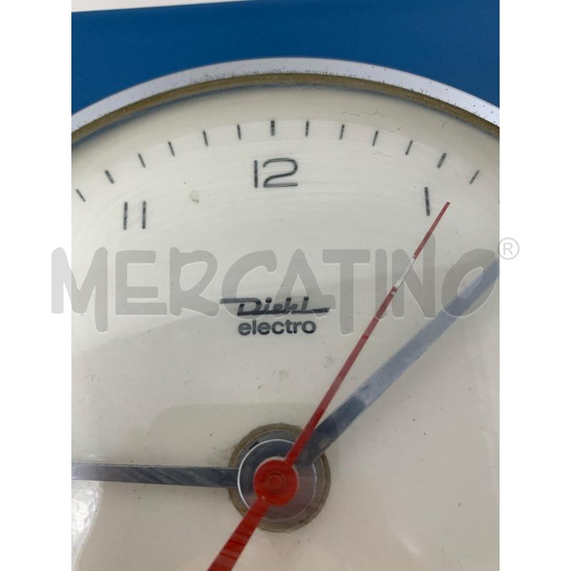OROLOGIO MURO CERAMICA SMALTO AZZURRO DIEHI ELECTRO | Mercatino dell'Usato Roma re di roma 4