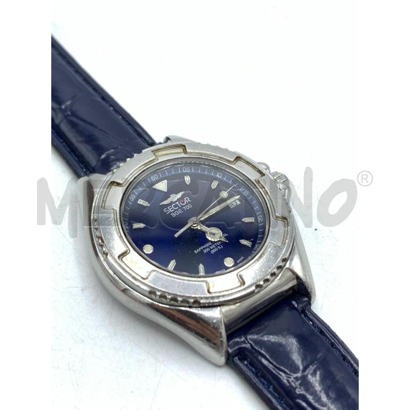 OROLOGIO SECTOR QUADRANTE BLU CINT BLU | Mercatino dell'Usato Roma re di roma 4