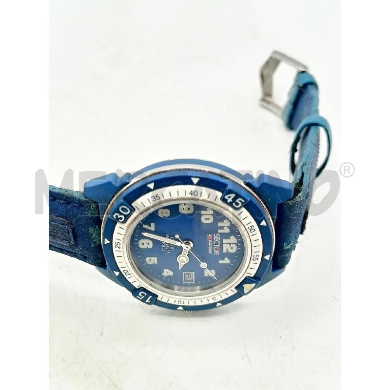 OROLOGIO SECTOR QUADR BLU CINTURINO ORIG | Mercatino dell'Usato Roma re di roma 4