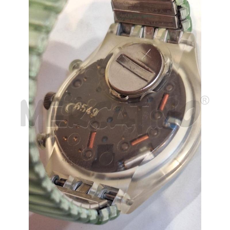 OROLOGIO SWATCH CHRONO 1997 SCK410 VIRTUAL GREEN | Mercatino dell'Usato Roma re di roma 5