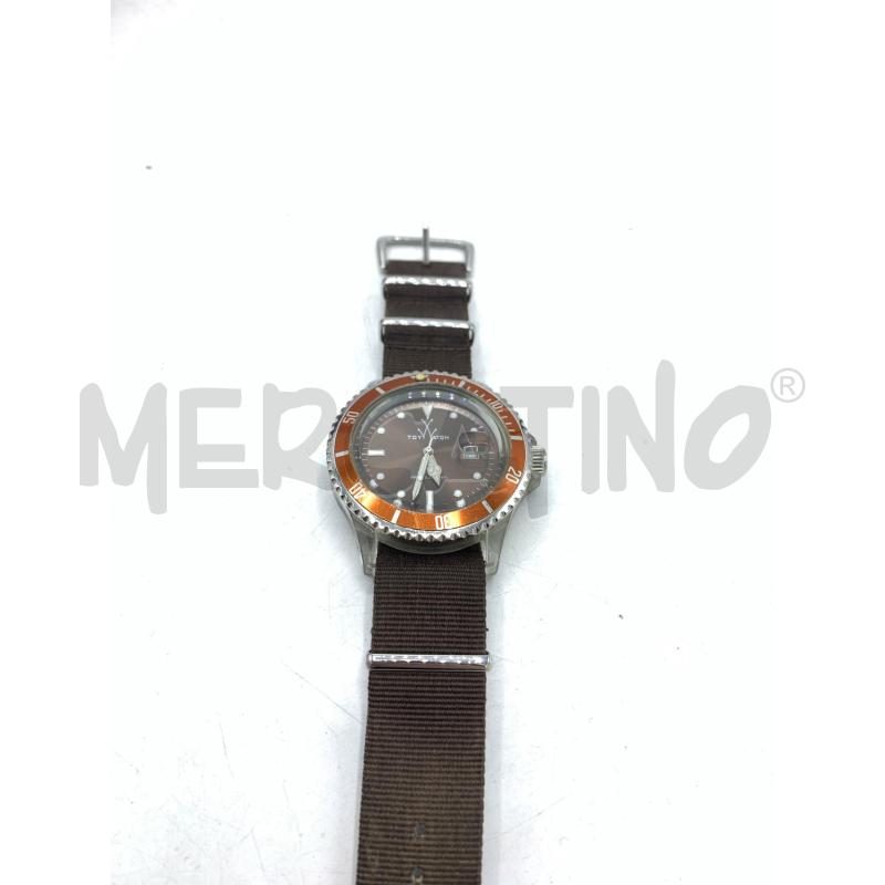 OROLOGIO TOY WATCH MARRONE QUADRANDE ARANCIO | Mercatino dell'Usato Roma re di roma 2