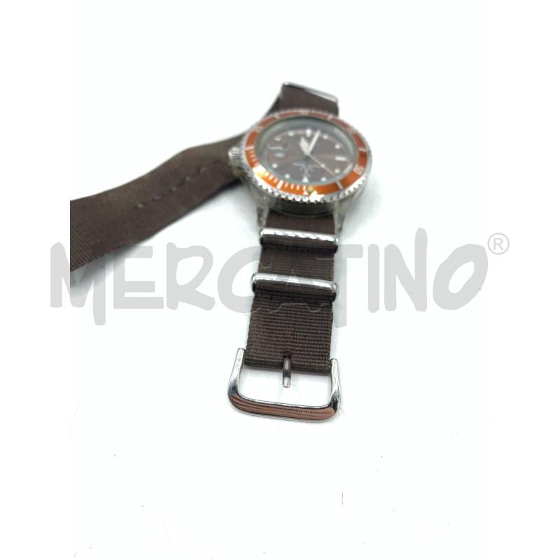 OROLOGIO TOY WATCH MARRONE QUADRANDE ARANCIO | Mercatino dell'Usato Roma re di roma 4