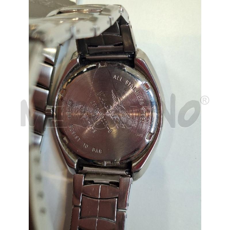 OROLOGIO VAGARY CHRONOGRAPH WR100 IN ACCIAIO CON QUADRANTE BLU | Mercatino dell'Usato Roma re di roma 3