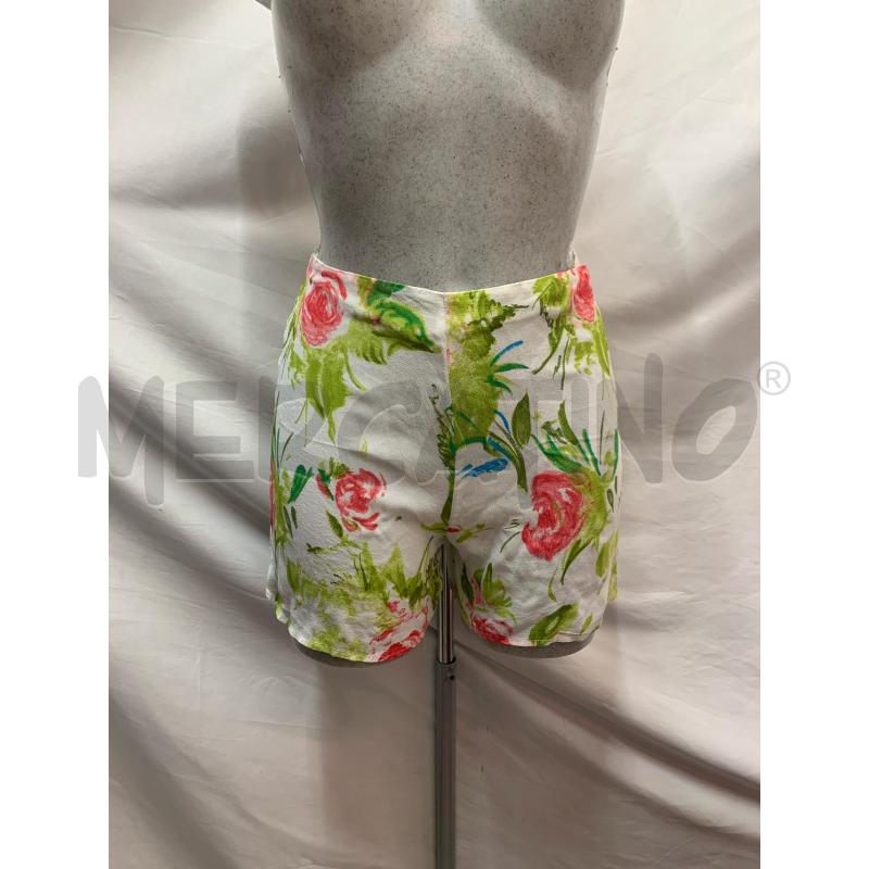 PANTALONCINO DONNA BLUMARINE FIORI | Mercatino dell'Usato Roma re di roma 1