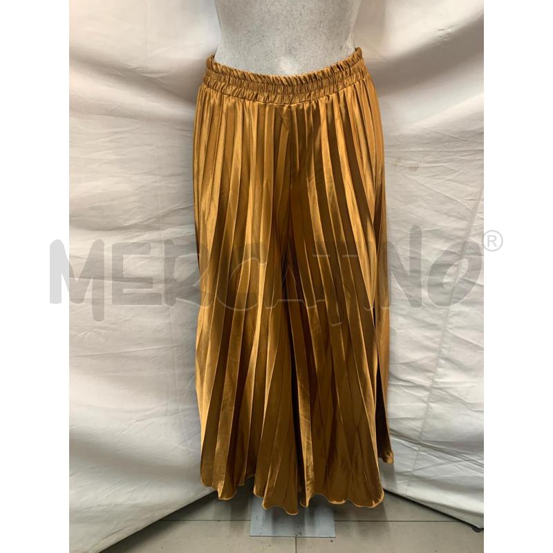 PANTALONE DONNA AMIRA FUAD BRONZO PLISSE | Mercatino dell'Usato Roma re di roma 1