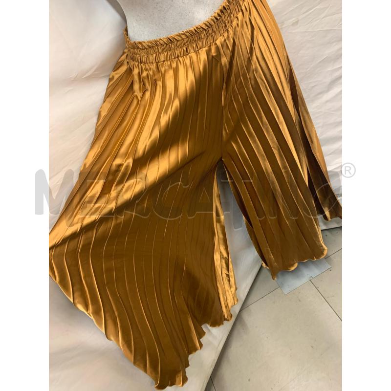 PANTALONE DONNA AMIRA FUAD BRONZO PLISSE | Mercatino dell'Usato Roma re di roma 2