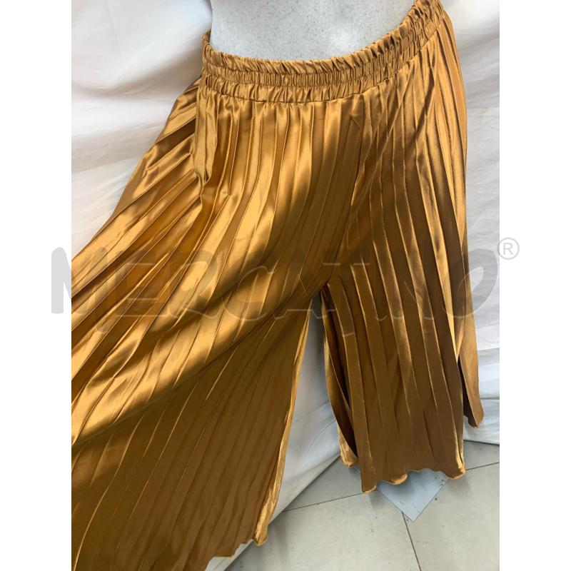 PANTALONE DONNA AMIRA FUAD BRONZO PLISSE | Mercatino dell'Usato Roma re di roma 4