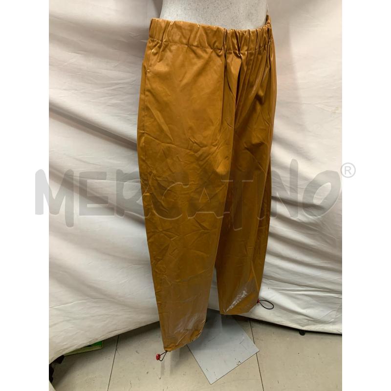 PANTALONE DONNA ERIKA CAVALLINI BEIGE ACETAT | Mercatino dell'Usato Roma re di roma 2