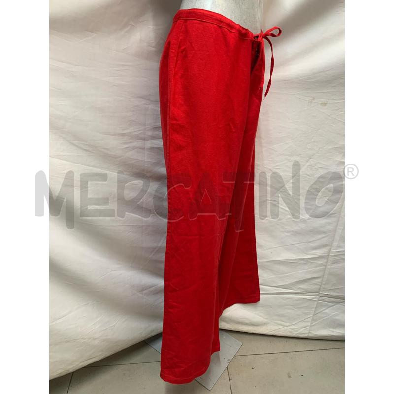 PANTALONE DONNA FENDI ROSSO LIN SILK | Mercatino dell'Usato Roma re di roma 2