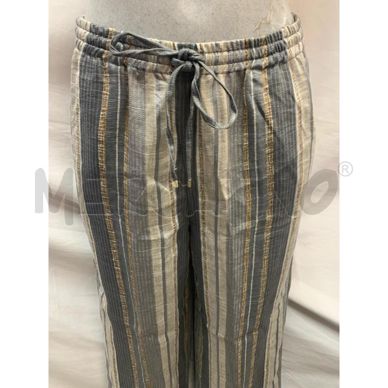 PANTALONE DONNA LUISA SPAGNOLI BEIGE RIGHE | Mercatino dell'Usato Roma re di roma 4