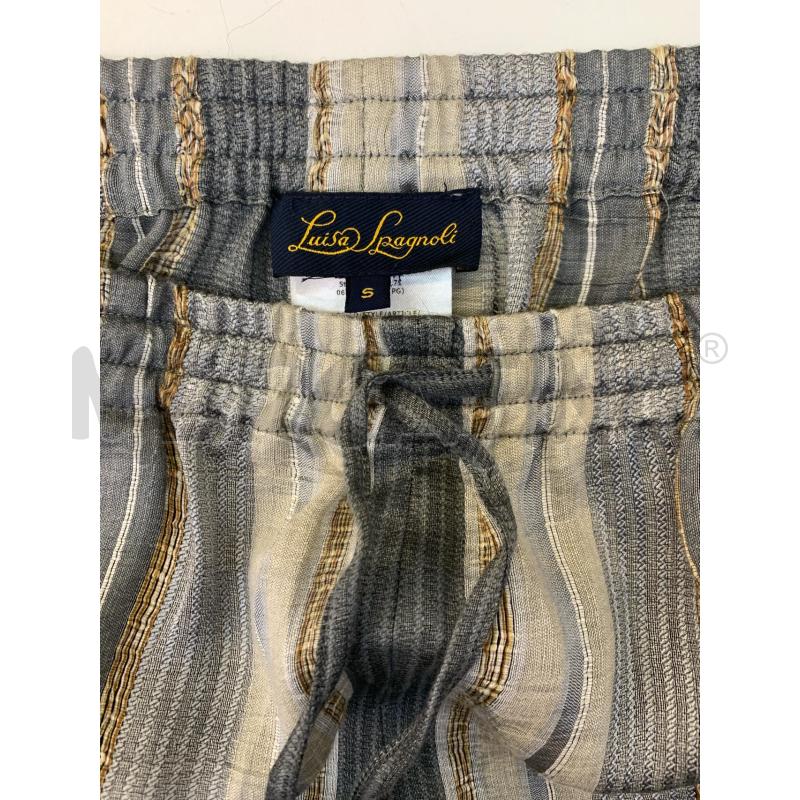 PANTALONE DONNA LUISA SPAGNOLI BEIGE RIGHE | Mercatino dell'Usato Roma re di roma 5