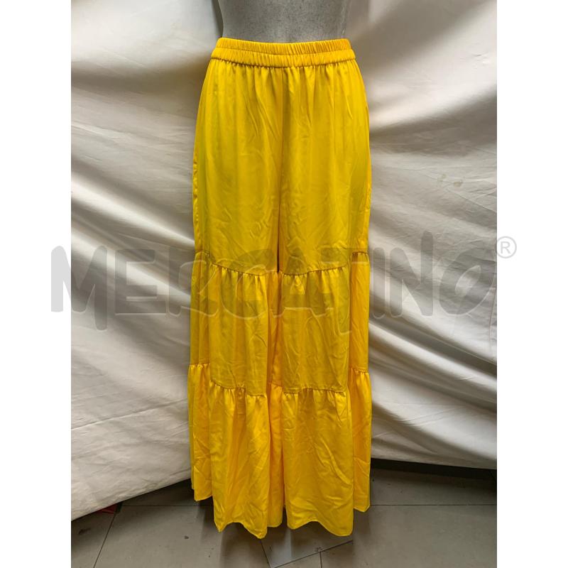 PANTALONE DONNA SARTORIALE GIALLO | Mercatino dell'Usato Roma re di roma 1