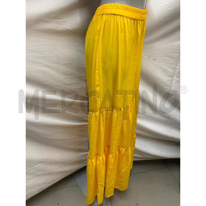 PANTALONE DONNA SARTORIALE GIALLO | Mercatino dell'Usato Roma re di roma 3