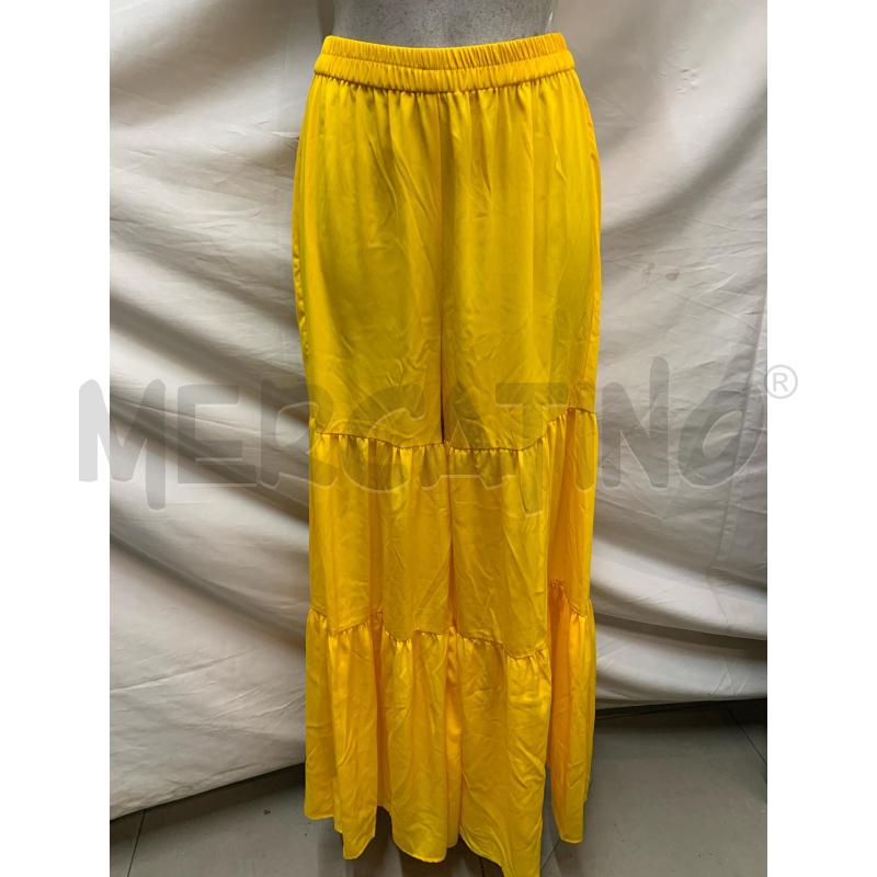 PANTALONE DONNA SARTORIALE GIALLO | Mercatino dell'Usato Roma re di roma 5