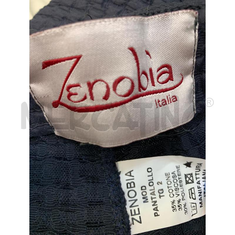 PANTALONE DONNA ZENOBIA ARTIGIANALE BLU  | Mercatino dell'Usato Roma re di roma 5