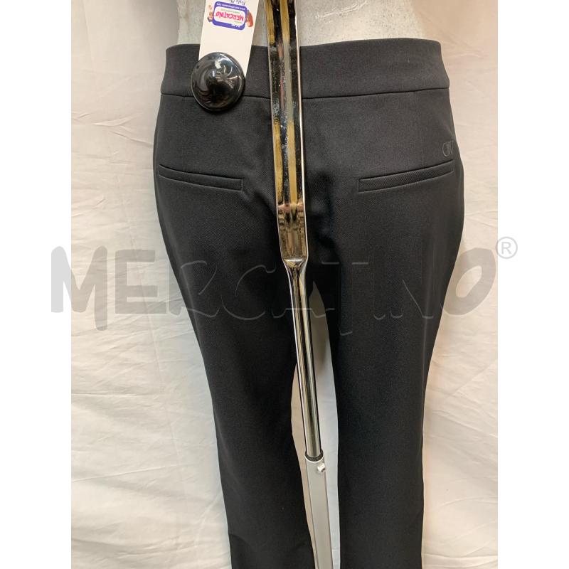 PANTALONE DONNA  OFF WHITE  NERO  | Mercatino dell'Usato Roma re di roma 3
