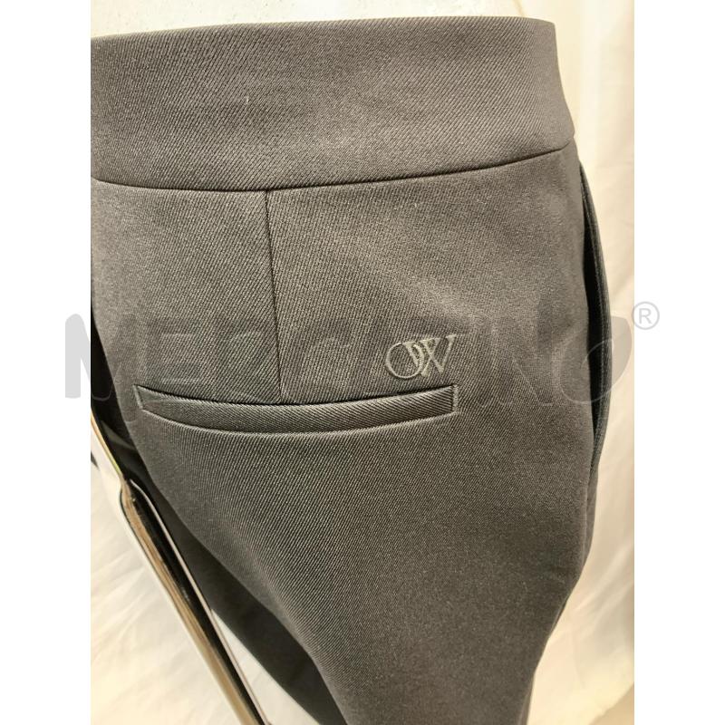 PANTALONE DONNA  OFF WHITE  NERO  | Mercatino dell'Usato Roma re di roma 4