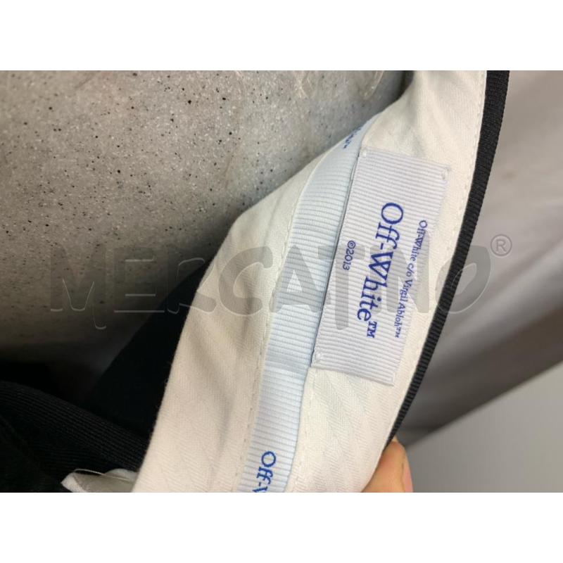 PANTALONE DONNA  OFF WHITE  NERO  | Mercatino dell'Usato Roma re di roma 5