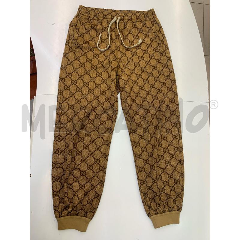 PANTALONE GUCCI MARRONE BEIGE MONOGRAM  | Mercatino dell'Usato Roma re di roma 1