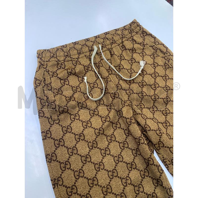 PANTALONE GUCCI MARRONE BEIGE MONOGRAM  | Mercatino dell'Usato Roma re di roma 2