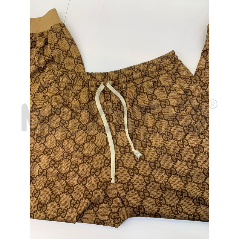 PANTALONE GUCCI MARRONE BEIGE MONOGRAM  | Mercatino dell'Usato Roma re di roma 5
