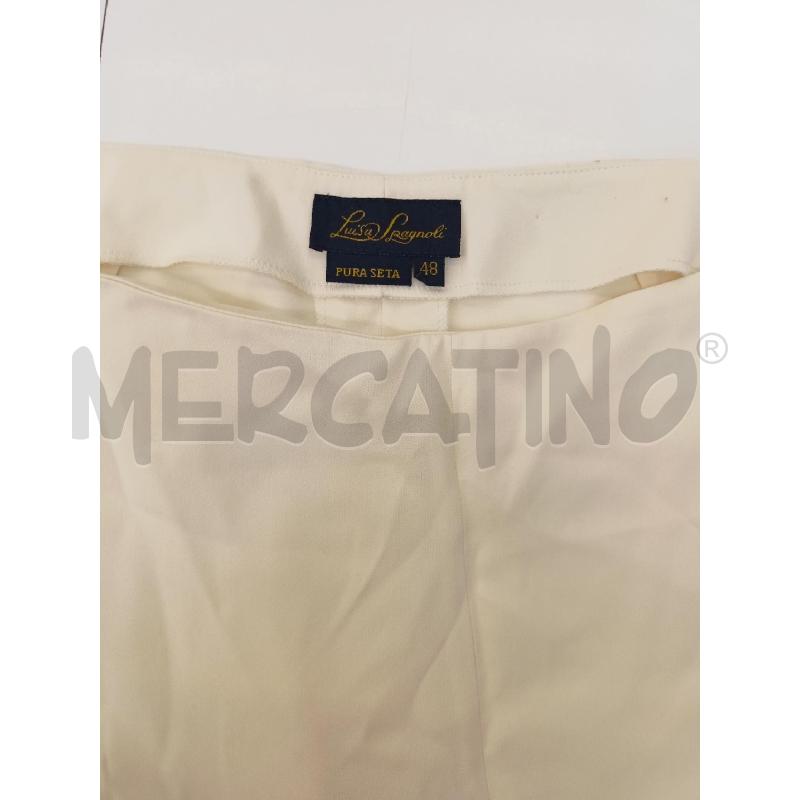 PANTALONE LUISA SPAGNOLI PANNA  | Mercatino dell'Usato Roma re di roma 4