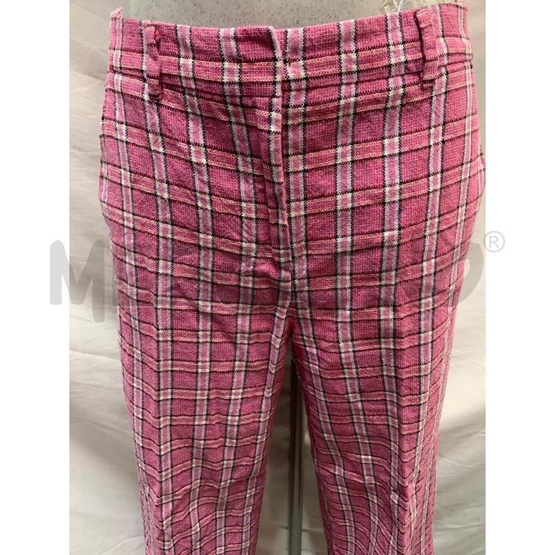 PANTALONE MAX&CO MISTO LINO ROSA QUADRETTI  | Mercatino dell'Usato Roma re di roma 4
