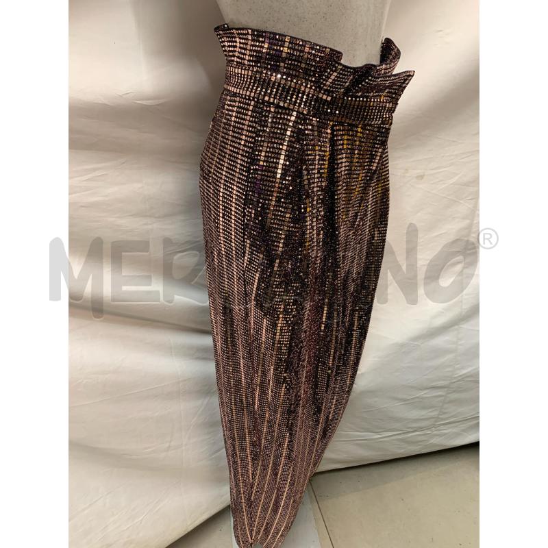 PANTALONE PT TORINO NERO PAILLETTE BRONZE  | Mercatino dell'Usato Roma re di roma 2