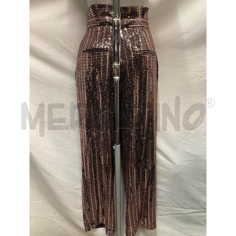 PANTALONE PT TORINO NERO PAILLETTE BRONZE  | Mercatino dell'Usato Roma re di roma 3