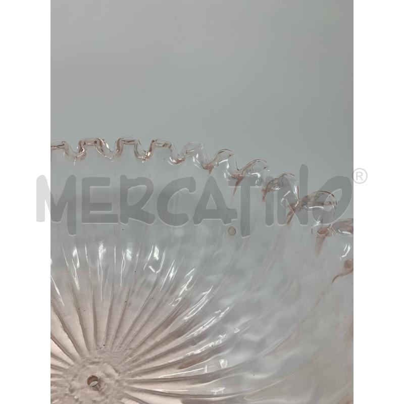 PARALUME CAMPANA VETRO MURRINA ROSA B.ONDULAT | Mercatino dell'Usato Roma re di roma 4