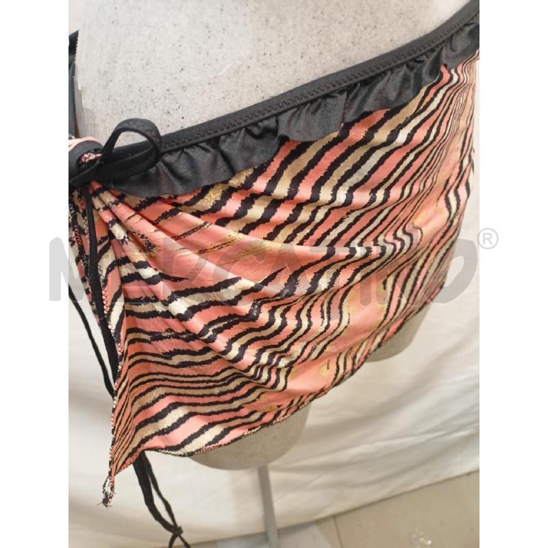 PAREO JUST CAVALLI NERO ALBICOCCA ANIMALIER | Mercatino dell'Usato Roma re di roma 4